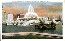 CPA Chicago Illinois USA, Buckingham Memorial Fontain - Otros & Sin Clasificación