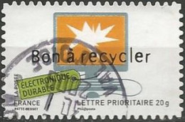 FRANCE  AUTOADHESIFS N° 186 OBLITERE CACHET ROND - Used Stamps