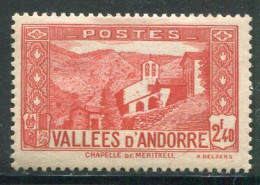 ANDORRE- Y&T N°85- Neuf Avec Charnière * - Nuovi