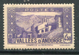 ANDORRE- Y&T N°90- Neuf Avec Charnière * - Nuovi
