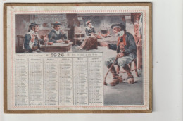 VP : Calendrier 1926 Au Coin D Ela  Cheminée, Rouet , 17 Par 12 Cm Env. - Small : 1921-40