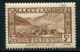 ANDORRE- Y&T N°43- Neuf Avec Charnière * - Nuovi