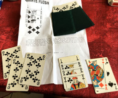 Cartes A Jouer-jeu Cartes Magie Magique-lapin Magicien-cartes Trouées-blanches Vierges-règlement De 3 Jeux Mode D'emploi - Andere & Zonder Classificatie