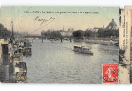 PARIS - La Seine , Vue Prise Du Pont Des Saints Pères - Très Bon état - Die Seine Und Ihre Ufer