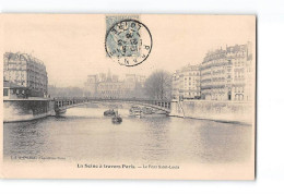 PARIS - La Seine à Travers Paris - Le Pont Saint Louis - Très Bon état - Die Seine Und Ihre Ufer