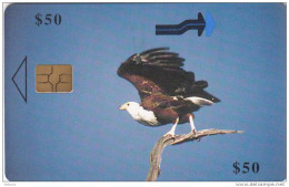 ZIMBABWE - Fish Eagle In Flight, Tirage %50000, Exp.date 12/01, Mint - Simbabwe