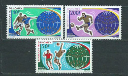 Dahomey - Aereo Yvert 124/6 ** Mnh  Deportes Fútbol - Benin – Dahomey (1960-...)