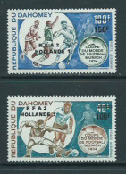 Dahomey - Aereo Yvert 221/2 ** Mnh  Deportes Fútbol - Benin – Dahomey (1960-...)