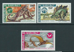 Dahomey - Aereo Yvert 223/5 ** Mnh  Fauna Prehistorica - Benin – Dahomey (1960-...)