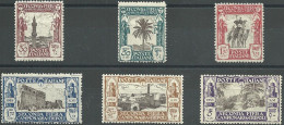 COLONIE ITALIANE 1928 LIBIA II Fiera Di Tripoli Cpl. 6 Val. MNH** - Libya