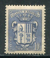 ANDORRE- Y&T N°51- Neuf Avec Charnière * - Unused Stamps