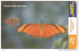 URUGUAY - Butterfly, Dryas Iulia Alcionea(199a), 09/01, Used - Schmetterlinge