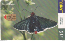 URUGUAY - Butterfly, Phyrrhopyge(198a), 09/01, Used - Schmetterlinge