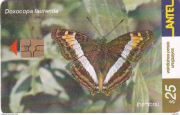 URUGUAY - Butterfly, Doxocopa Laurentia(185a), 07/01, Used - Schmetterlinge