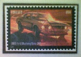 United States, Scott #5715, Used(o), 2022, Pony Cars: Mustang Boss, (60¢), Multicolored - Oblitérés
