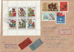 Germany DDR Cover Registered Einschreiben - 1976 1977 1979 - Folktales Rumpelstiltskin Vietnam Ships Forster Sozphilex - Lettres & Documents