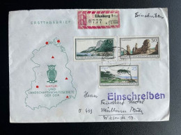EAST GERMANY DDR 1966 REGISTERED LETTER EILENBURG TO MULHEIM 17-05-1966 OOST DUITSLAND DEUTSCHLAND EINSCHREIBEN - Storia Postale