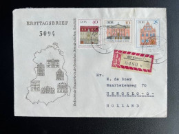 EAST GERMANY DDR 1969 REGISTERED LETTER KOTHEN TO HENGELO 15-01-1969 OOST DUITSLAND DEUTSCHLAND EINSCHREIBEN - Storia Postale