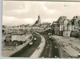 43369339 Waren Mueritz Verkehrsstrasse Blick Zur Kirche Waren Mueritz - Waren (Mueritz)