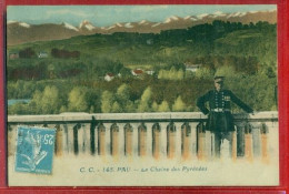 5881 - PAU - LA CHAINE DES PYRENEES - Pau