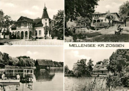 43369123 Mellensee Gaststaette Zum Bahnhof Badesteg Bootshaeuser Mellensee - Sperenberg