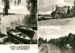 43369111 Mellensee Partie Am See Boote Kanal Mellensee - Sperenberg