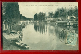 3291 - MELUN - PONT ET LES BATEAUX LAVOIRS - Melun