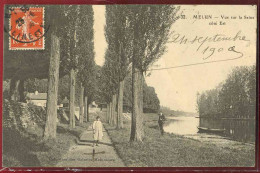 1068 - MELUN - VUE SUR LA SEINE COTE EST - Melun