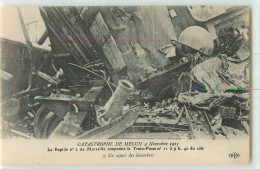 30925 - MELUN - CATASTROPHE DU 4 NOVEMBRE 1913- UN ASPECT DES DECOMBRES - Melun