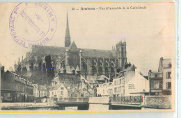 26805 - AMIENS - OBLITERATION - HOPITAL TEMPORAIRE 9 BIS / VUE D ENSEMBLE DE LA CATHEDRALE - Amiens