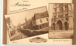 22549 - AMIENS - FAUBOURG DE LA HOTOIE / PORTAIL DE LA CATHEDRALE - Amiens