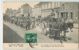 17101 - AMIENS - LA GUERRE 1914-1915 / LE PASSAGE DE L ARMEE D AFRIQUE - Amiens