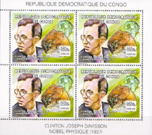 Congo Ex Zaire 2002, Nobel Prize, Minerals, 4val In BF - Nobel Prize Laureates