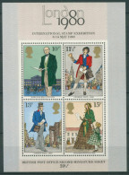 Großbritannien 1979 LONDON 1980 Rowland Hill Block 2 Postfrisch (C24835) - Blocks & Miniature Sheets