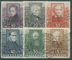 Österreich 1931 Wohlfahrt Österreichische Dichter 524/29 Gestempelt - Usados