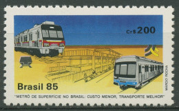 Brasilien 1985 Eisenbahn Schnellbahnen 2093 Postfrisch - Ungebraucht