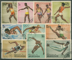 Burundi 1964 Olympische Sommerspiele In Tokio 125/34 A Gestempelt - Usados