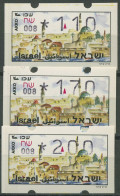 Israel ATM 1994 Akko Nr. 008, Mit Phosphor Satz 3 Werte ATM 14.1 Y S5 Postfrisch - Viñetas De Franqueo (Frama)