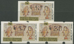 Israel 1996 Automatenmarken Weihnachten Satz 3 Werte ATM 29 S2 Postfrisch - Viñetas De Franqueo (Frama)