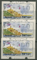 Israel ATM 1994 Jaffa Ohne Phosphor, Satz 3 Werte ATM 10.2 X S9 Gestempelt - Viñetas De Franqueo (Frama)