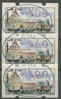 Israel ATM 1994 Nazareth Automat 023, Satz 3 Werte, ATM 19.2 X S4 Gestempelt - Viñetas De Franqueo (Frama)