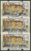 Israel ATM 1994 Kapernaum Satz 3 Werte (mit Phosphor), ATM 22.2 Y S9 Gestempelt - Viñetas De Franqueo (Frama)