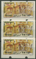 Israel ATM 1994 Jerusalem Satz 3 Werte (mit Phosphor), ATM 21.2 Y S8 Postfrisch - Franking Labels