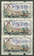 Israel ATM 1994 Nazareth Satz 3 Werte (ohne Phosphor) ATM 13.2 X S9 Gestempelt - Viñetas De Franqueo (Frama)