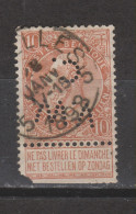 COB 57 Perforé Perfin - 1863-09