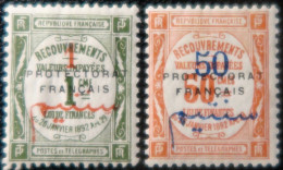 LP3039/200 - COLONIES FRANÇAISES - MAROC - 1915 - TIMBRES TAXE - N°23 Et 26 NEUFS* - Impuestos