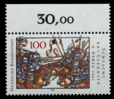 BRD BUND 1991 Nr 1511 Postfrisch ORA S33AA92 - Unused Stamps