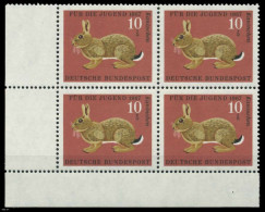 BRD 1967 Nr 529 Postfrisch VIERERBLOCK ECKE-ULI X7EF8B6 - Unused Stamps