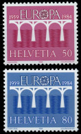 SCHWEIZ 1984 Nr 1270-1271 Postfrisch S1E98E2 - Unused Stamps