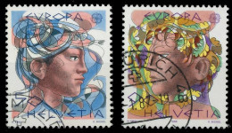 SCHWEIZ 1986 Nr 1315-1316 Gestempelt X5C62B2 - Oblitérés